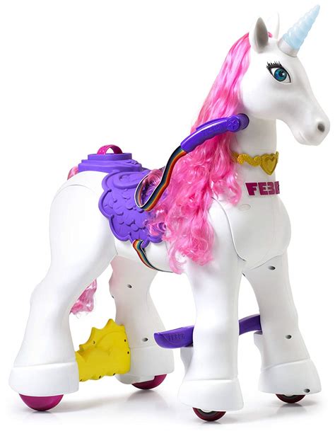 Feber My Lovely Unicorn 12v Ride On Toy With Accessories 18411845013107