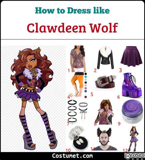 Oct 01, 2018 · this item: Clawdeen Wolf (Monster High) Costume for Cosplay & Halloween
