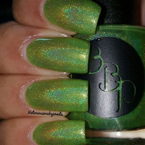 Green Holo Nail Polish Lime Green Holographic Nail Polish Holo Nails