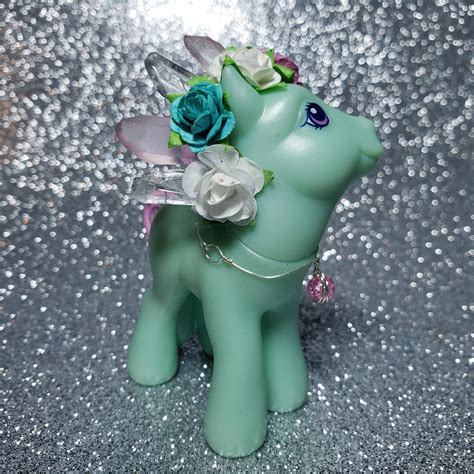 Crystal Pony Retro My Little Pony G3 Minty Mini Etsy
