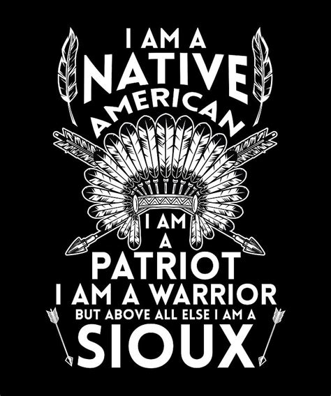i am a native american warrior sioux tribe digital art by florian dold art