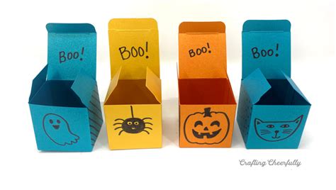 Halloween Diy Treat Boxes Crafting Cheerfully