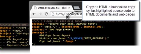 Copy And Paste Syntax Highlighting As Rtf Or Html With