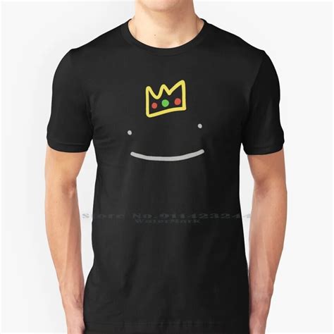 Ranboo Crown Smile T Shirt 100 Pure Cotton Ranboo Dream Smp
