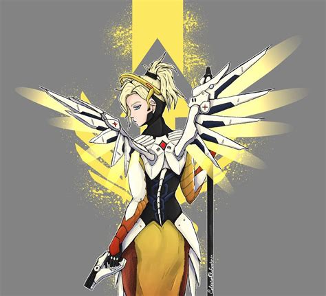 Mercy Ow Overwatch Fanart By Celestial0wanderer Dibujos