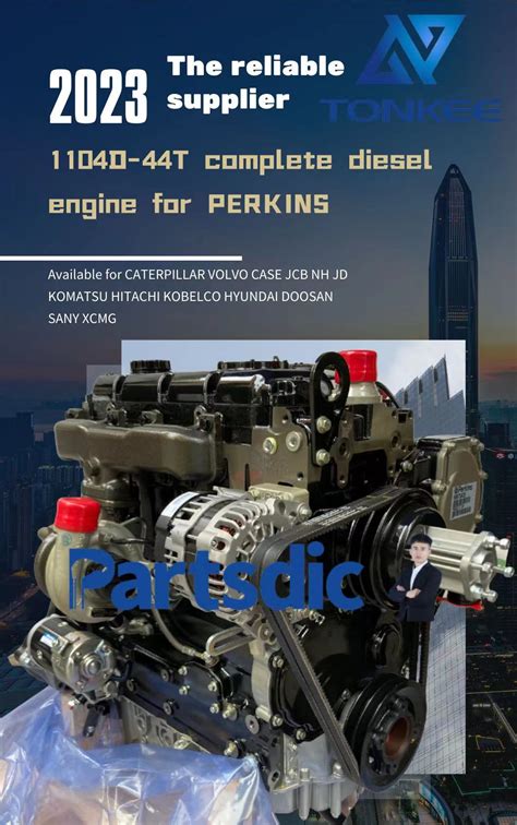 Oem 1104d 44t Diesel Engine Complete For Perkins