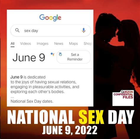 Happy National Sex Day Quezon Confidential Files