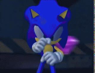 Sonic Transforming Into Supersonic GIF