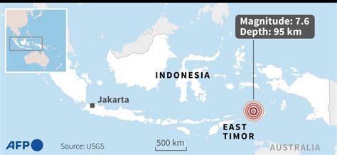 Strong 76 Magnitude Quake Hits Off Indonesia Usgs