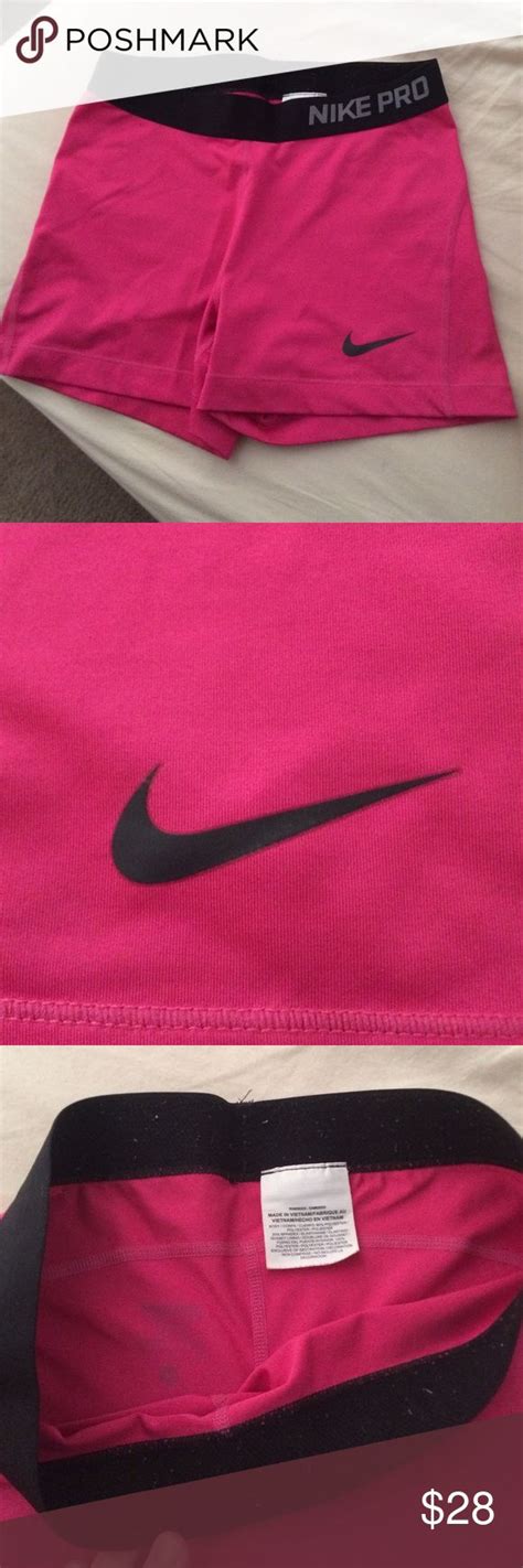 Sold ️ Hot Pink Nike Pro Shorts Pink Nike Pros Pink Nikes Nike Pro