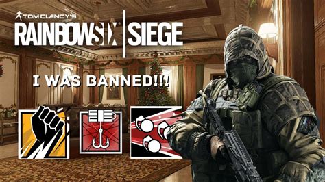 I Got Banned On Rainbow Six Siege Youtube