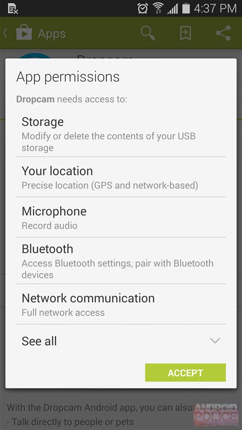 When it comes to app permissions, android takes an all or nothing approach. Simplified Permissions UI In The Play Store Could Allow ...