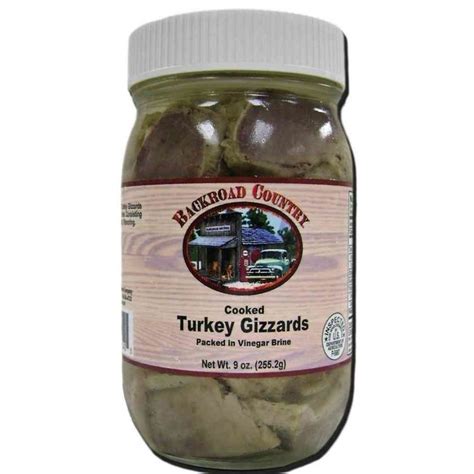 Backroad Country Pickled Turkey Gizzards Two Oz Jars Tinned