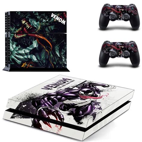 Spiderman Venom Ps4 Skin Sticker Decal For Sony Playstation 4 Console