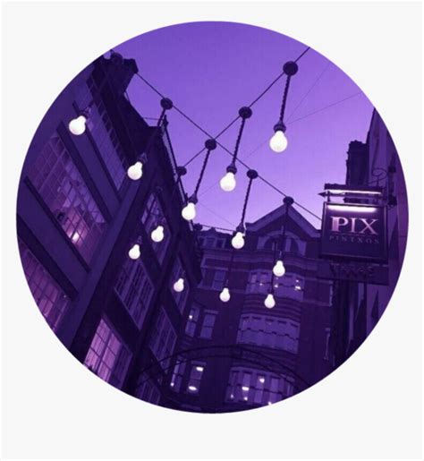 Circle Png Light Lights Purple Tumblr Aesthetic Purple City