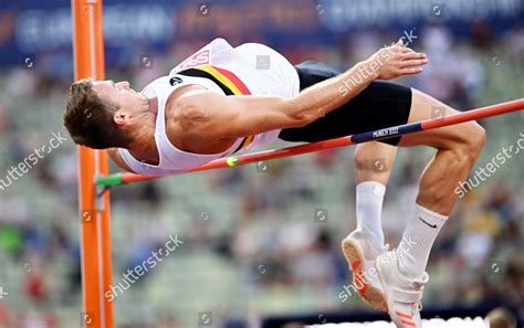 Niels Pittomvils Belgium Competes High Jump Editorial Stock Photo