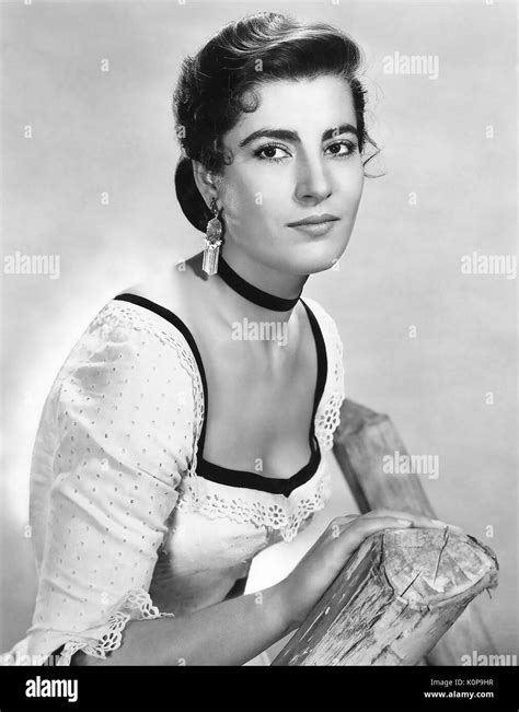Irene Papas Greek Film Actress In 1956 Stock Photo Alamy