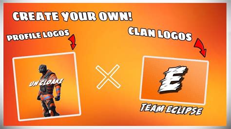 How To Make Your Own Fortnite Clan Logo Profile Picture No Software