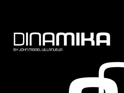 Download Dinamika font | fontsme.com