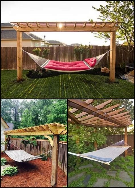 37 Lazy Day Backyard Hammock Ideas For Your Relaxation Area 13