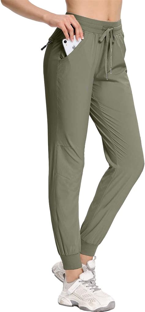 Capol Women S Athletic Joggers Running Pants Lightweight Quick Dry