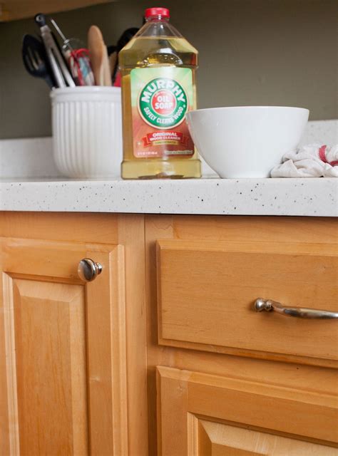 Kitchen cabinets get greasy and grimy quickly. How To Clean Wood Kitchen Cabinets (and the Best Cleaner for the Job) | Cleaning wood, Wooden ...