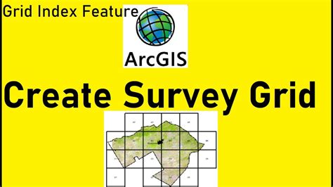 How To Generate Survey Grid Using Arcgis Grid Index Feature Youtube