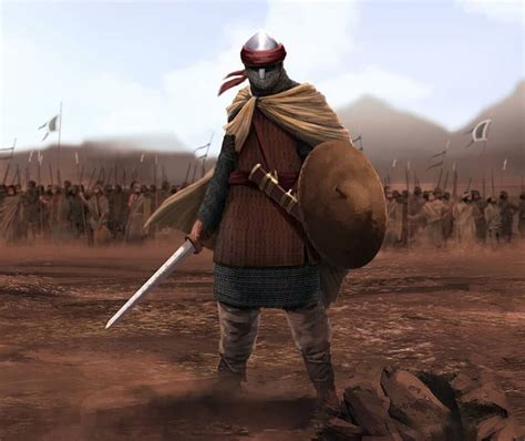 Arab Conquest Warriors Illustration Historical Warriors