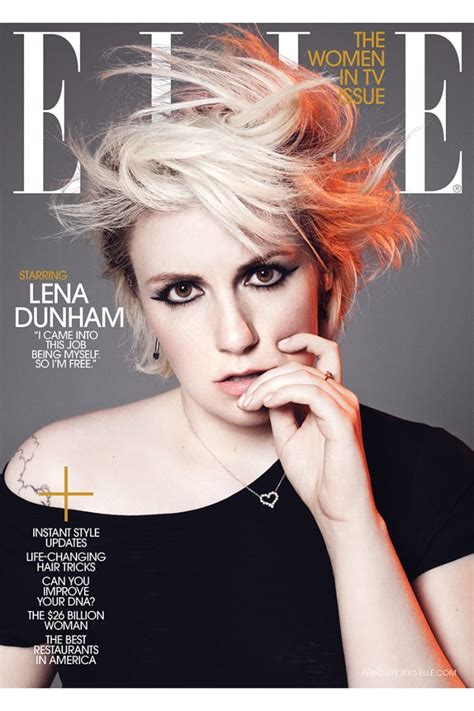 Maybe you would like to learn more about one of these? Lena Dunham Covers 'Elle' in Saint Laurent - Fashionista