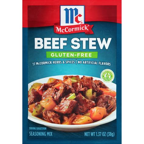 Mccormick Gluten Free Beef Stew Seasoning Mix 137 Oz