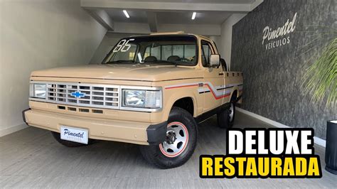Chevrolet D20 Deluxe 86 Turbo | COR DE CALCINHA E TOP 