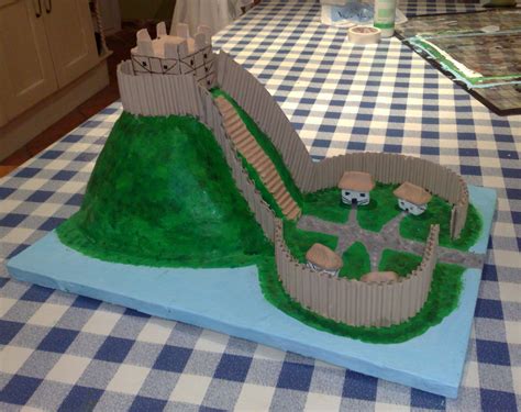 Motte And Bailey Castle Model Motte And Bailey By Chris The Model