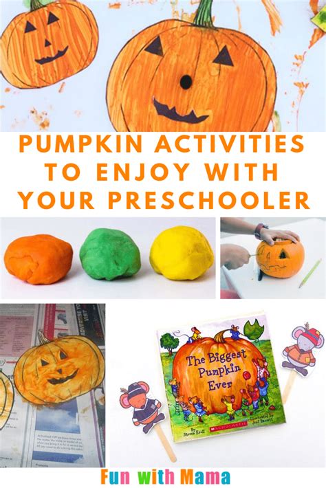 Fun Pumpkin Activities For Preschoolers Printable Templates