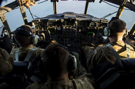 Ac 130u Spooky Gunship During Emerald Warrior 16 At Hurlburt Field Fla