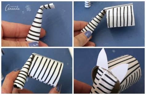 Cardboard Tube Zebra A Great Recycled Project Kids Will Love