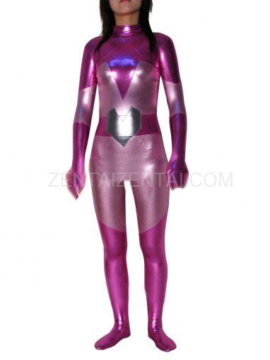 Purple Pvc Catsuit