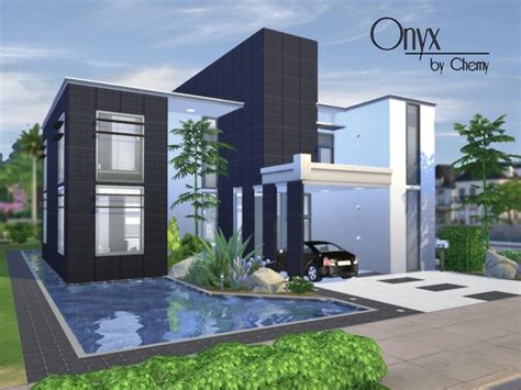 See more ideas about sims 4 bedroom, bedroom sets, sims 4. Onyx Modern house by Chemy at TSR » Sims 4 Updates