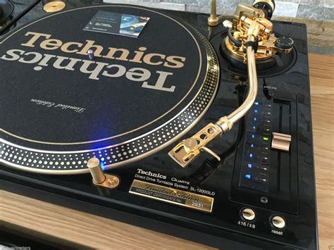 A Rare Set Of Gold Technics Sl 1200 Turntables Is Up For Sale On Ebay