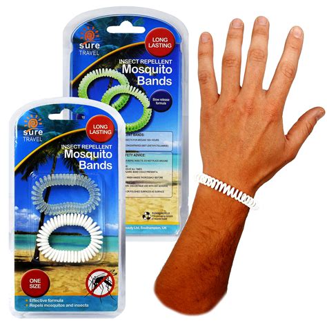 Sure Travel Holiday Mosquito Bug Repellent Stretch Wrist Ankle Bracelet