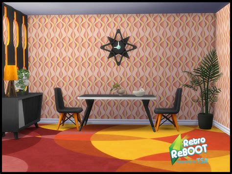 The Sims Resource Retro Reboot Retro Wall Set