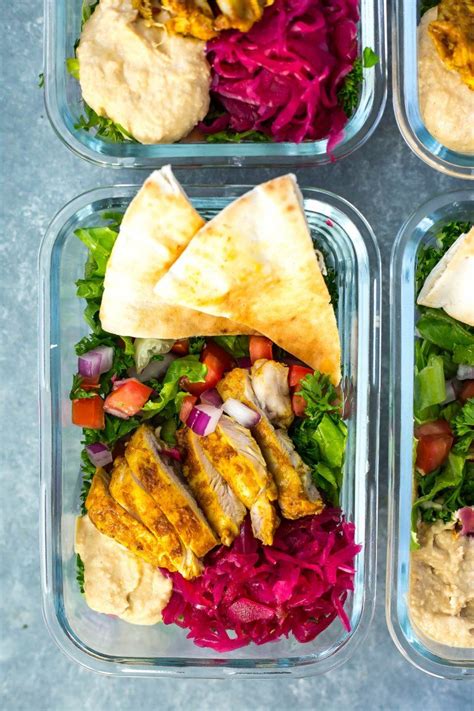Just a handful of every day spices makes an incredible chicken shawarma marinade that infuses the chicken with exotic middle. Chicken Shawarma Meal Prep Bowls | Meal prep bowls ...