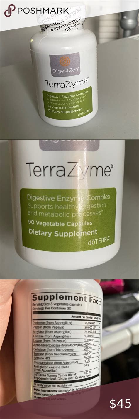 New Sealed Terrazyme Digestzen Doterra Enzyme Digestzen Doterra