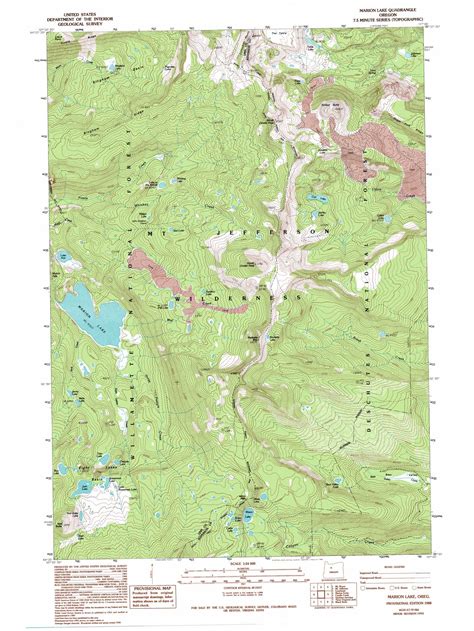 Marion Lake Topographic Map Or Usgs Topo Quad 44121e7