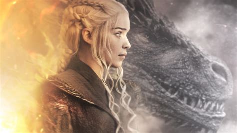 Daenerys Targaryen Wallpaper 4k Dragon Emilia Clarke