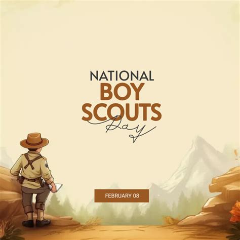National Boy Scouts Day Template Postermywall