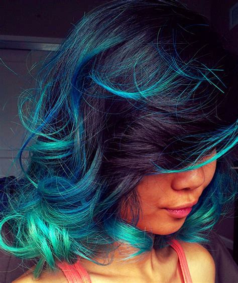 Creative blue purple hair combos. Top 50 Funky Hairstyles for Women | StayGlam