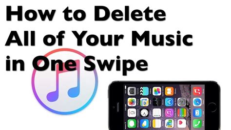 How To Delete All The Music From Your Iphone In One Step Youtube
