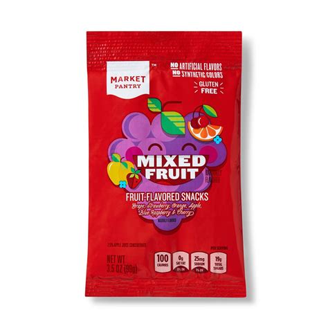 Mixed Fruit Flavored Snack 35oz Market Pantry 35 Oz Shipt