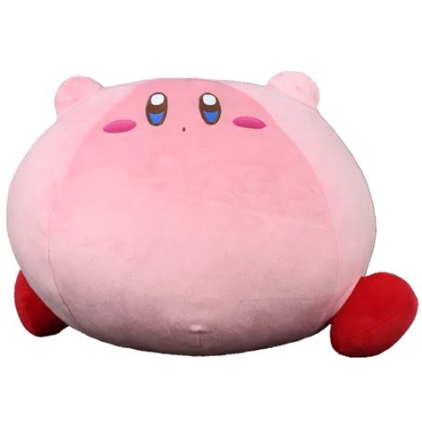 42cm Big Soft Kirby Plush Pillow And Stuffed Toy Kids Cartoon Pink