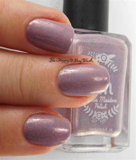 Fair Maiden Polish Afterglow swatch + review | Nail polish, Polish, Holographic nail polish